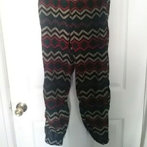 Printed joggers